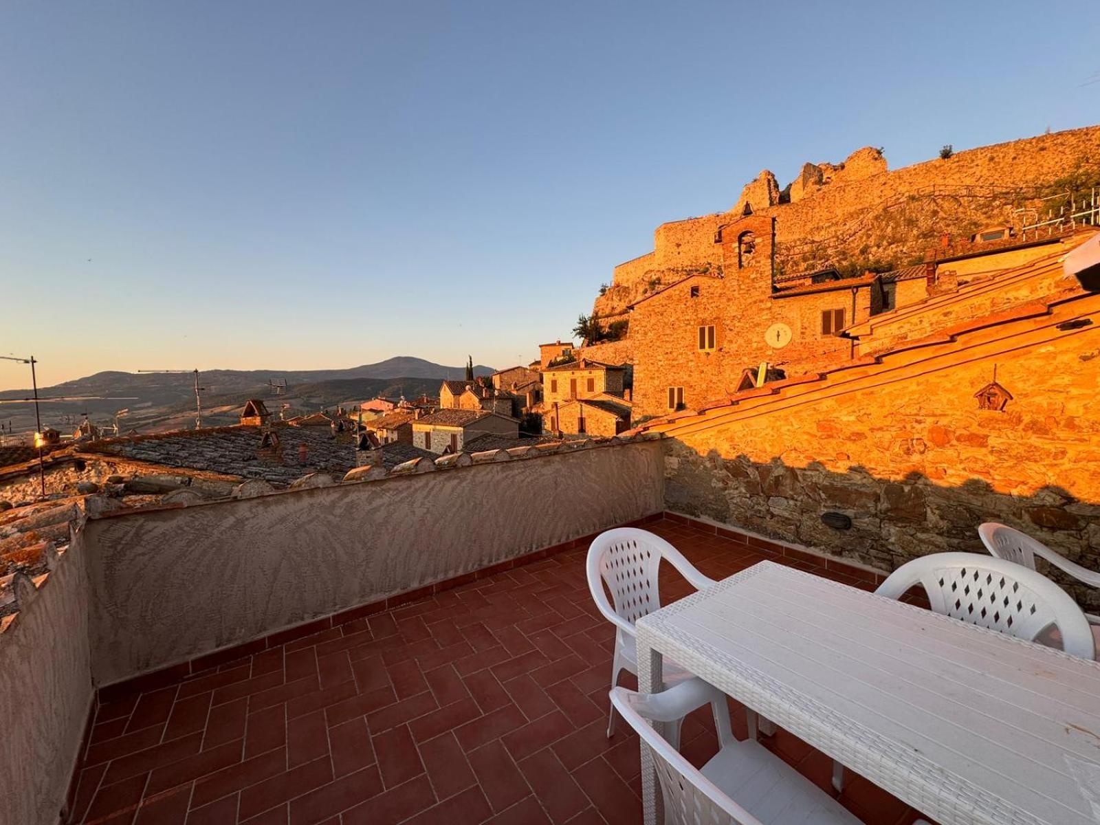 Апартаменти La Terrazza Sulla Val D'Orcia Кастільйоне-д'Орчія Екстер'єр фото