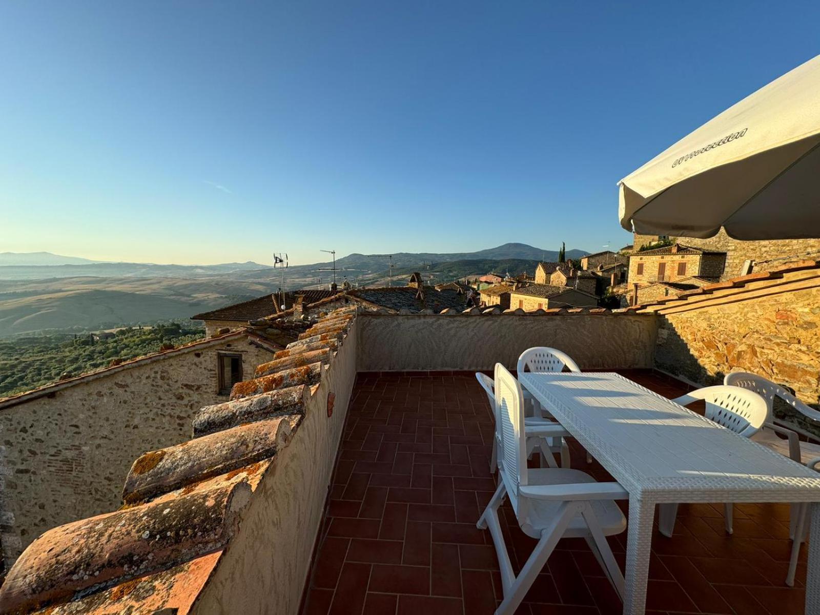 Апартаменти La Terrazza Sulla Val D'Orcia Кастільйоне-д'Орчія Екстер'єр фото