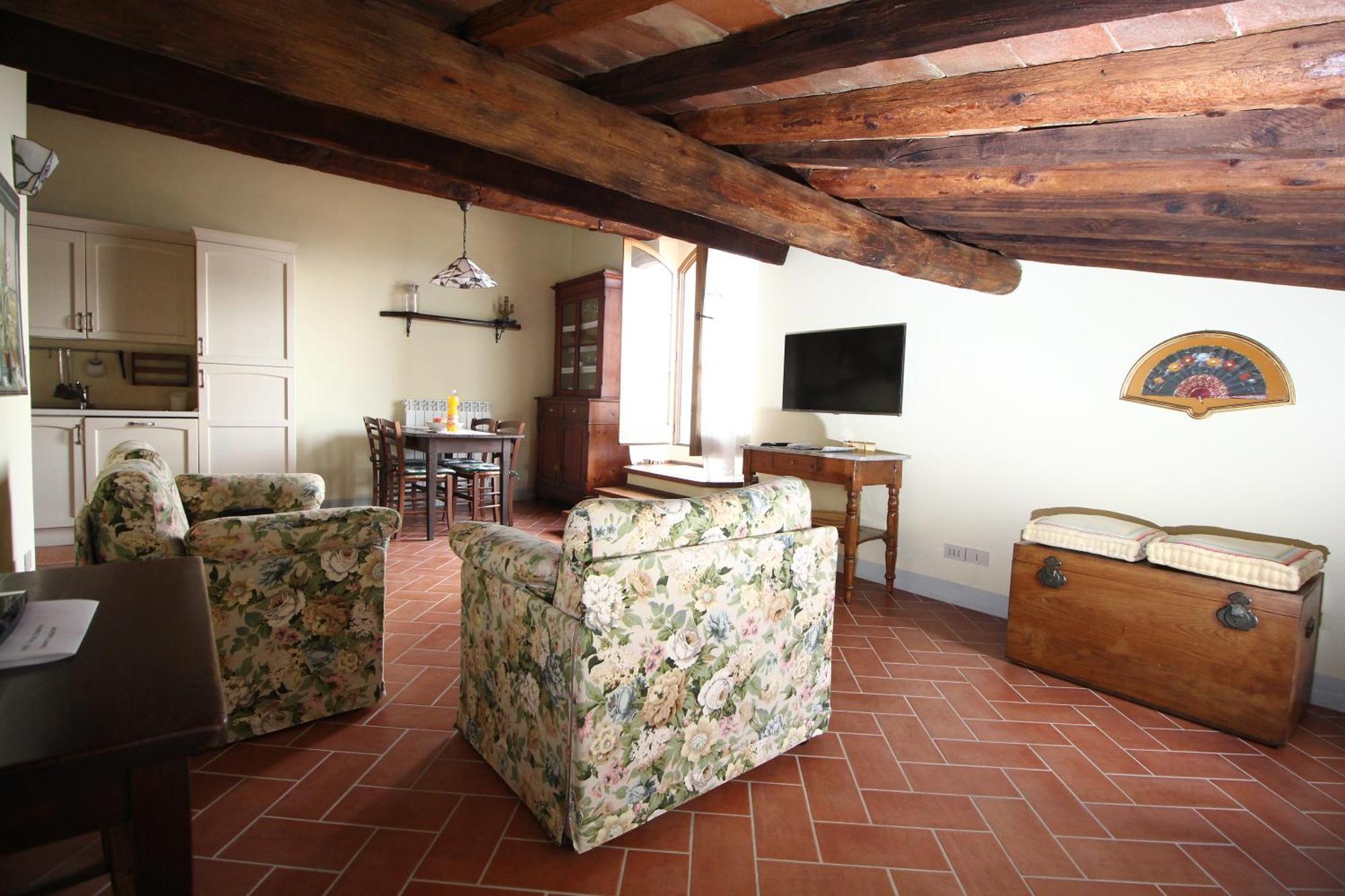 Апартаменти La Terrazza Sulla Val D'Orcia Кастільйоне-д'Орчія Екстер'єр фото